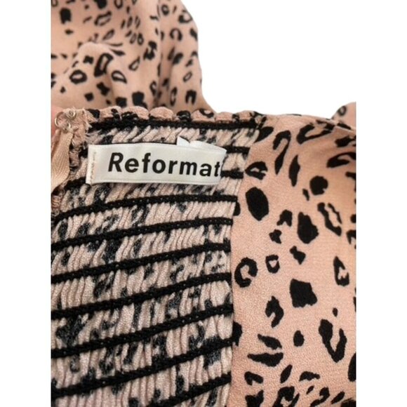 Reformation Quin Tie Sleeve Mini Dress - Picture 8 of 13